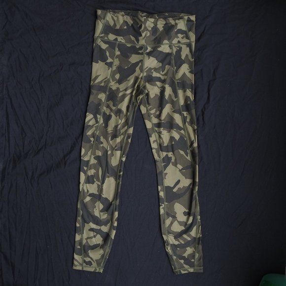 Camo Print Sculpt Compression Leggings - Picture 1 of 7